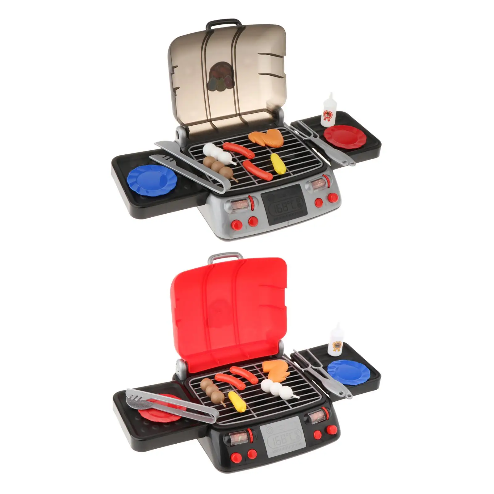 Toddlers Barbecue Toy Set Pretend Play Camping BBQ Toys Kids Grill Playset Toddlers Barbecue Toy Set Pretend Play Camping BBQ Toys Kids Grill Playset