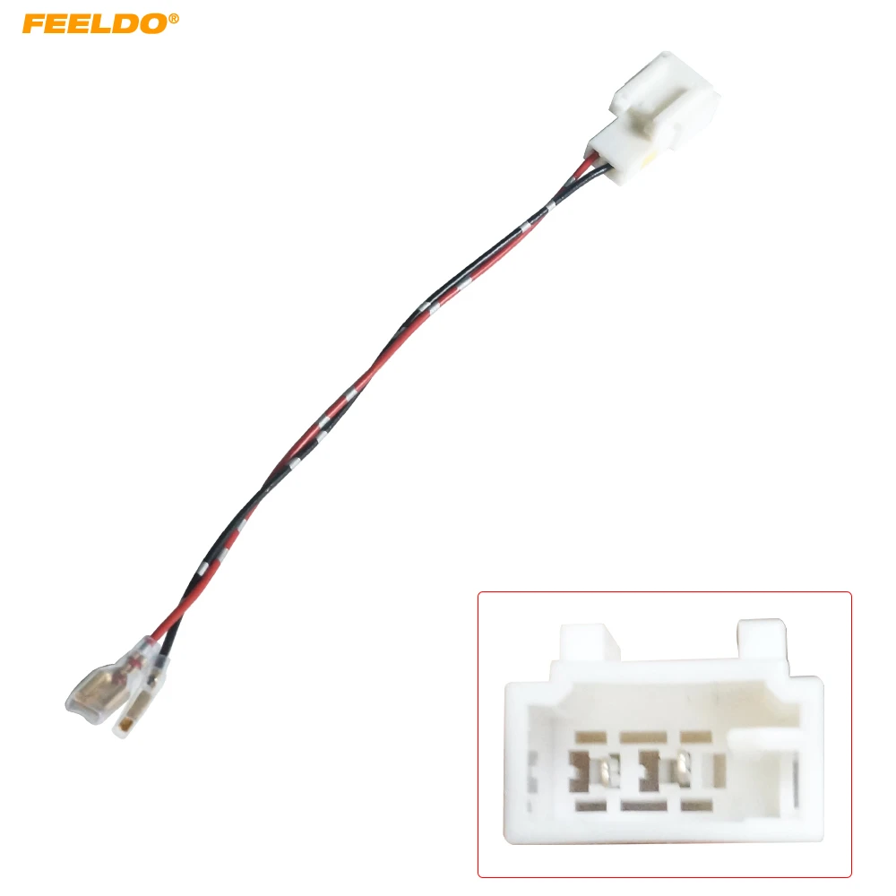 FEELDO Adaptador de coche, Conector de enchufe para Toyota Scion Mitsubishi Subaru, altavoces, arnés de cableado, # HQ2612, 1 ud.|Cables, adaptadores y enchufes| - AliExpress
