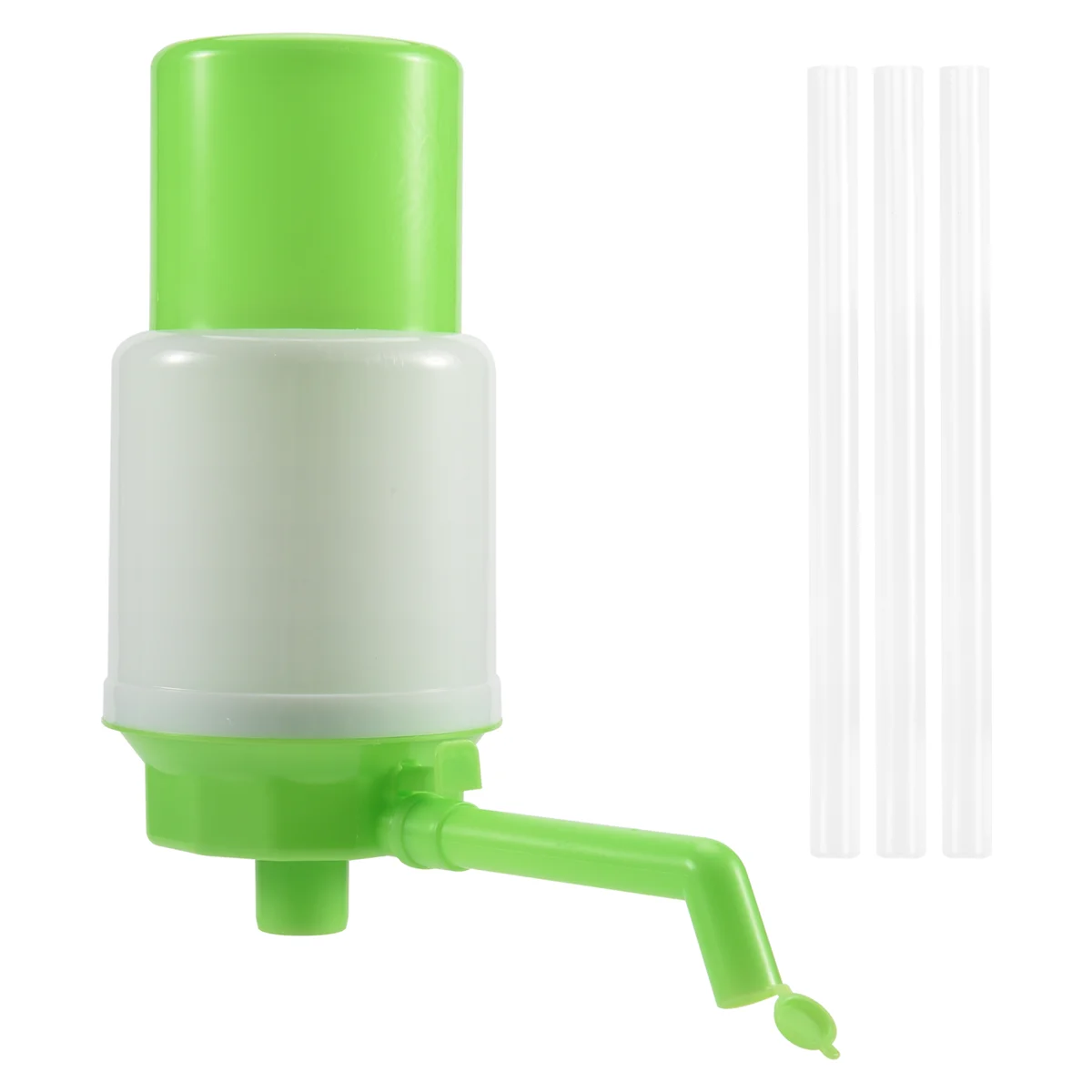 1x 식수 펌프 수동 병에 담긴 핸드 프레스 휴대용 펌프 디스펜서 HOT