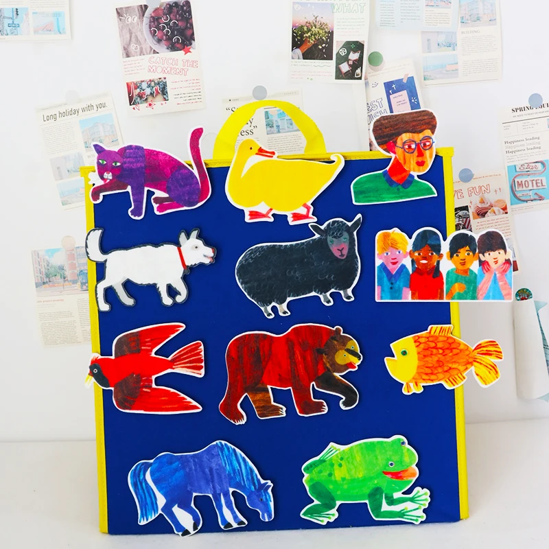 Felt Teaching Aids'Brown Bear, Brown Bear, What Do You See?' Classroom Game, Storytelling Performance Props, Early Education - 4