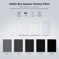 K&F Concept Square Filter 4"x5.65" Black Mist 1/4 1/8 Blue Streak MCUV ND4 ND32 ND16 ND8/64 Filters For Tilta SmallRig Matte Box 2