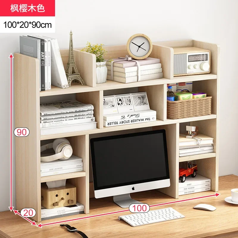 

Aoliviya Official New Desktop Storage Rack Desktop Bookshelf Simple Computer Desk Multi-Layer Student Dormitory Small Bookcase