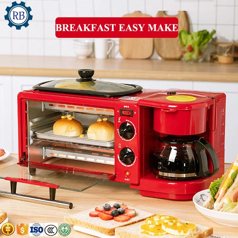 3 In 1 Breakfast Making Machine Time-saving Automatic Breakfast Machine No Stick Oil 4