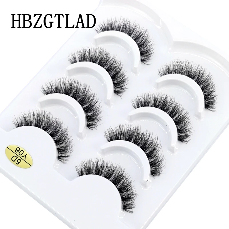 Wholesale Mink Eyelashes 4 pairs lashes invisible band 3d mink lashes