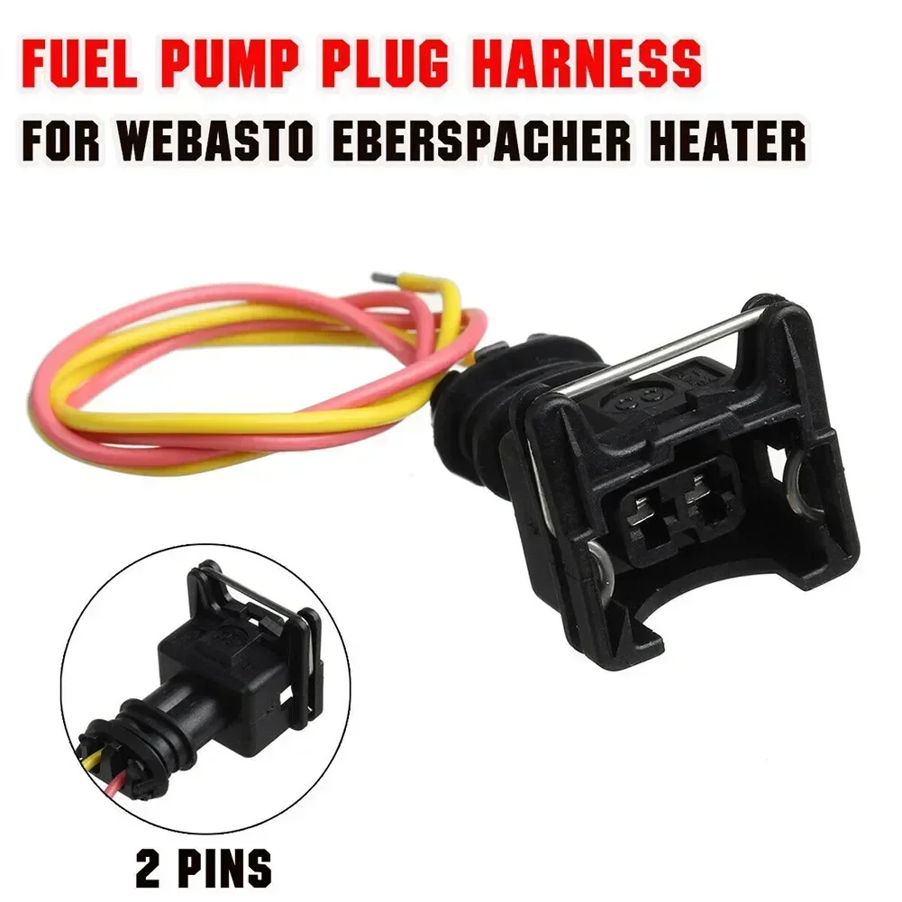 Fuel Pump 2 Pin Plug Wire Harness Connector for Webasto-Eberspacher Heater Air Diesel