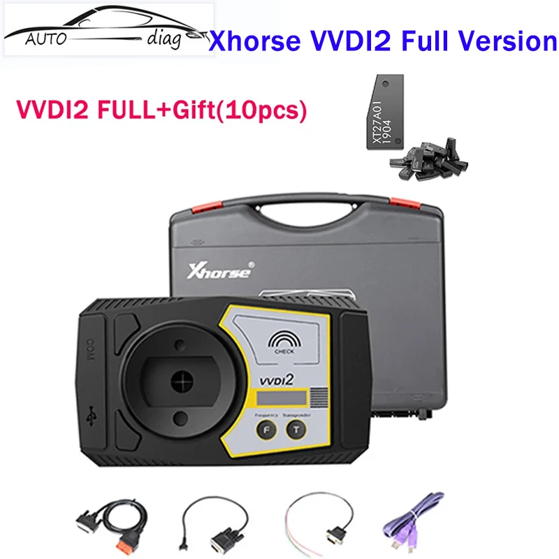 

100% Original V7.3.2 Xhorse VVDI2 Key Programmer Full Version All 13 Software Commander for Au-di/B-M-W/Por-sc-he ,super chip