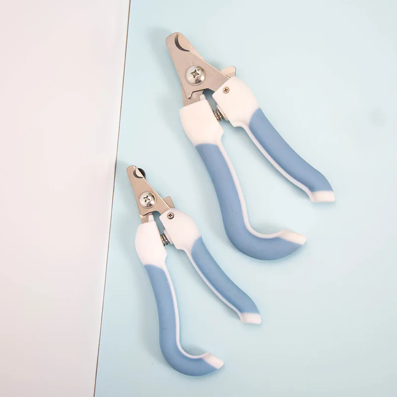 Nail Supplies Small Large Pet Nail Clippers with Sickle Multifunctional Stainless Steel Grooming Scissors Tools Accessories