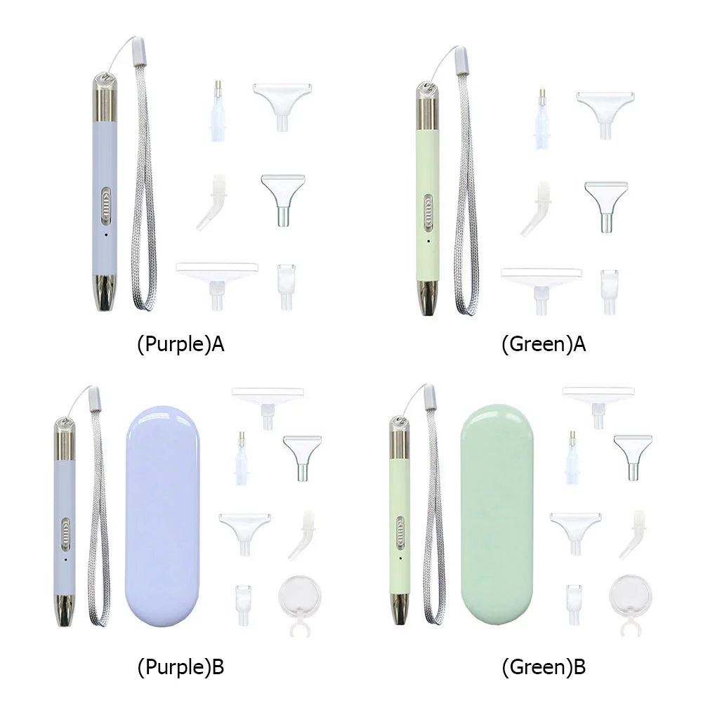 USB Rechargeable Point Drill Pen Set Professional DIY Diamond Painting Embroidery Diamond Drawing Luminous Drill Pen