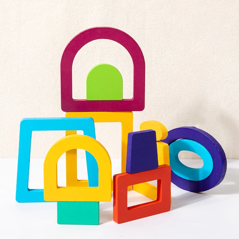 Montessori Toy Wooden Shape Peg Puzzles Educational Toy Kids Valentines Day Gifts for Ages 2~4 Kids Boys Girls Birthday Gifts wooden jigsaw puzzles wooden puzzle toys educational puzzles