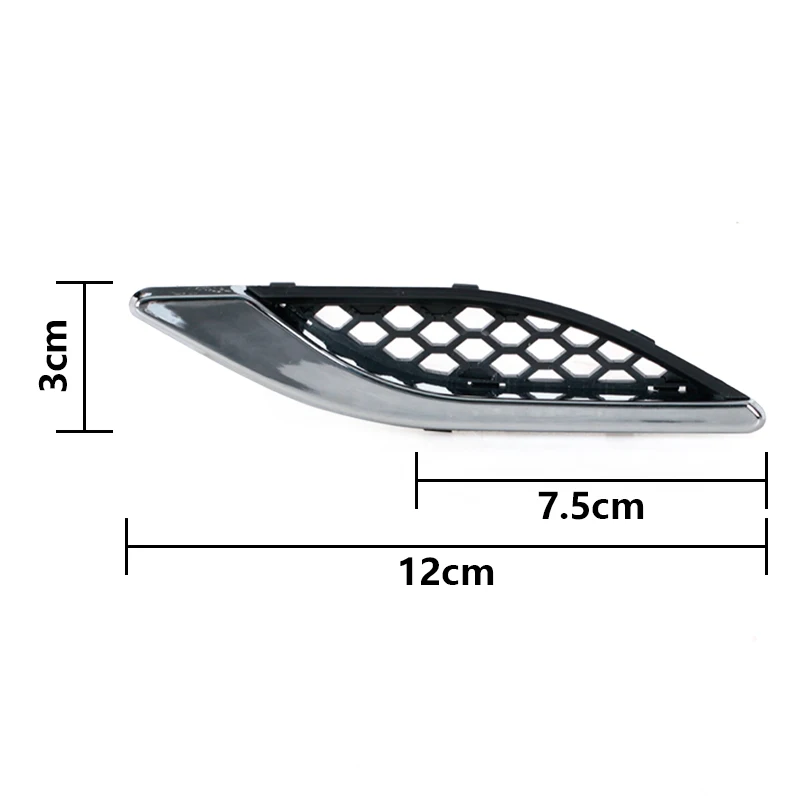 Car Front Side Grille Air Intake Fender Vents Grill For Maserati Ghibli 2014- Auto accessories 670029939 670029940 car exterior accessories car grill mesh grille braces