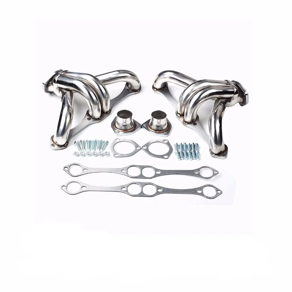 Hugger Shorty Stainless Steel Headers for Chevy Small Block V8 1