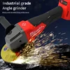 Milwaukee 125mm/100mm Brushless Angle Grinder 3 Gears Cordless Electric Polishing Variable Speed Cutting Machine 18V Power Tools 2