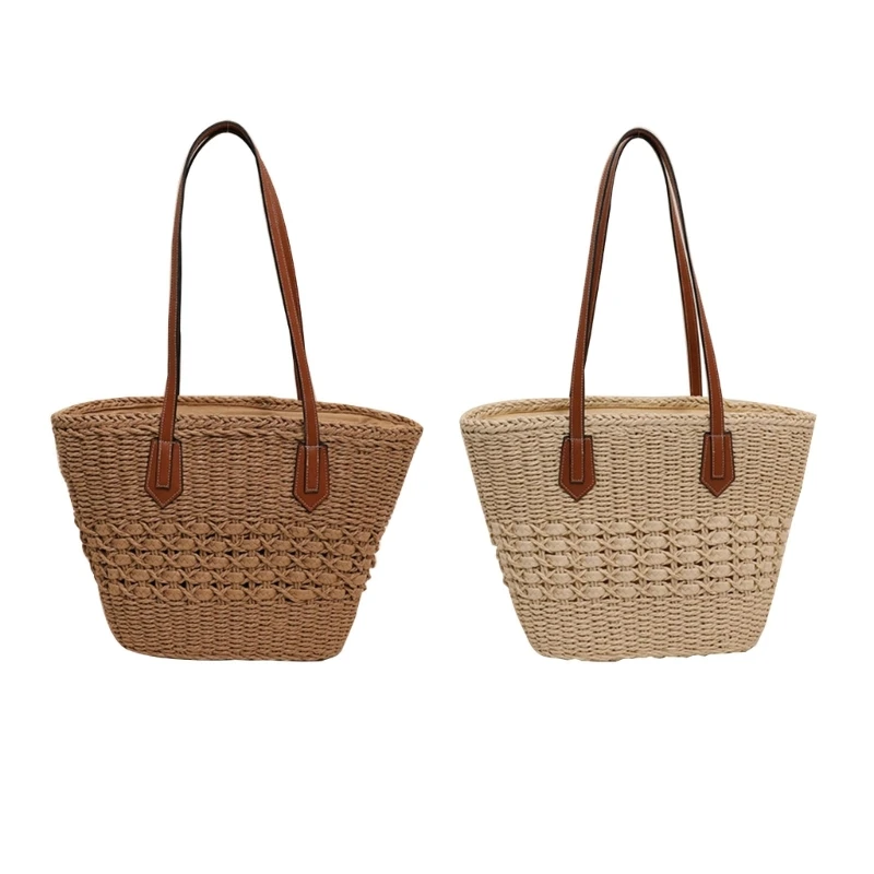 

Women Straw Hollow Shoulder Bag Fashion Shopping Bags Handbags