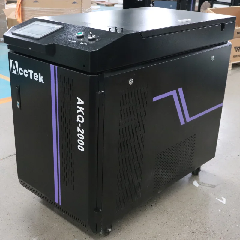 2024 Hot Fiber Laser Cleaning Machine Steel Metal Rust Removal Laser Cleaner 3