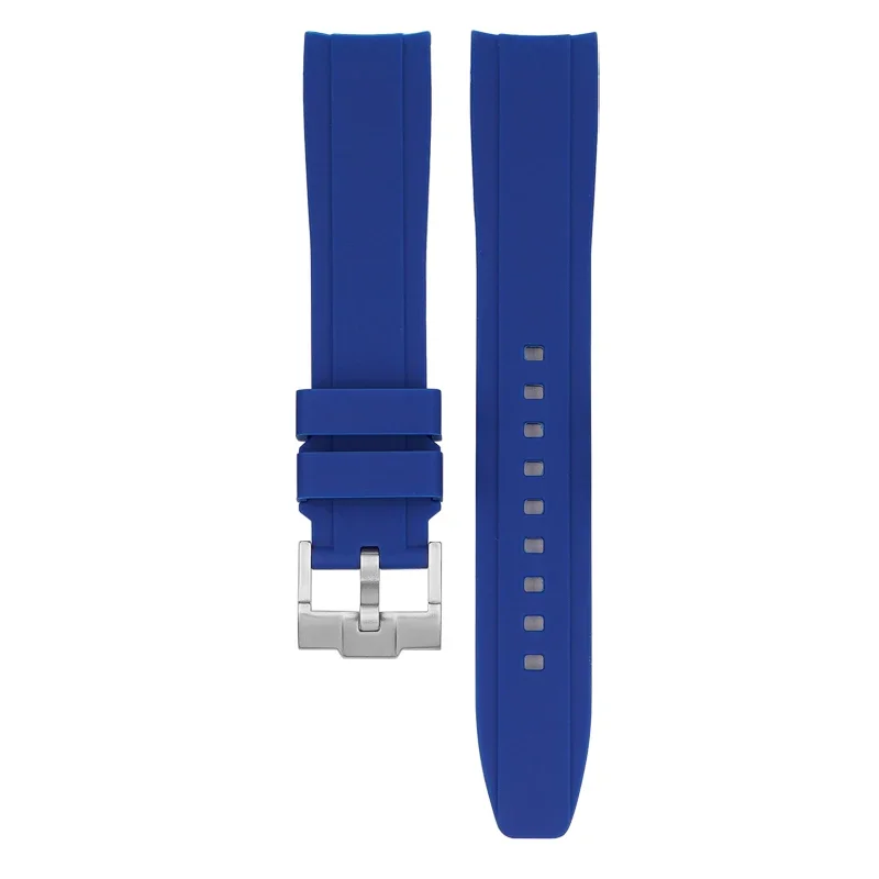 Premium Curved End Silicone Dive Watch Strap - 20mm