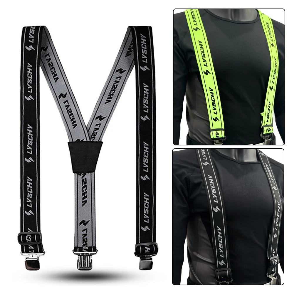 오토바이 레이싱 팬츠 스노우 젯 의류 부품 L 브랜드 새 상품 헤비 듀티 브레이스 팬츠 서스펜더 조절 가능한 Y 백 서스펜더 스트랩