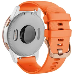 20mm Silicone Replacement Strap Bracelet - 20mm VENU 2 Plus (Orange)