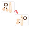 Montessori Wooden Toys Intelligent Unlock Luban Kong Ming Lock Brain Teaser IQ Puzzles Adult Kids Decompression Thinking Games 3