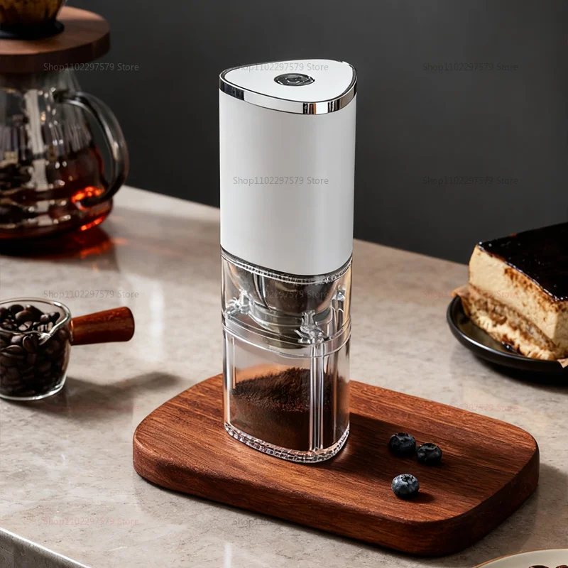 Rechargeable Electric Coffee Grinder Portable Mini Home Coffee Shop Black And White Detachable Cleaning Coffee Bean Grinder 1 Rechargeable Electric Coffee Grinder Portable Mini Home Coffee Shop Black And White Detachable Cleaning Coffee Bean Grinder 1