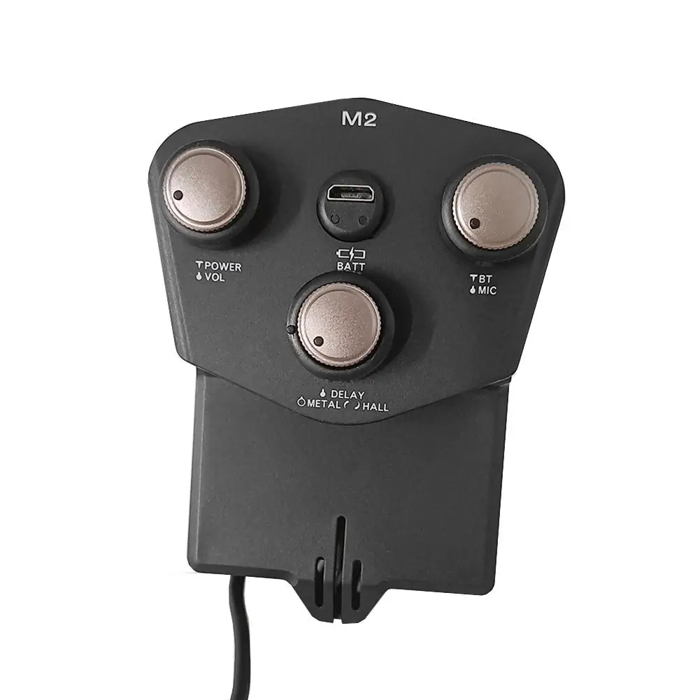 

2022New Acoustic Guitar Pickup Kit With Reverb/Delay/Bluetooth-compatible Function Rechargeable Battery Resonance Pickup