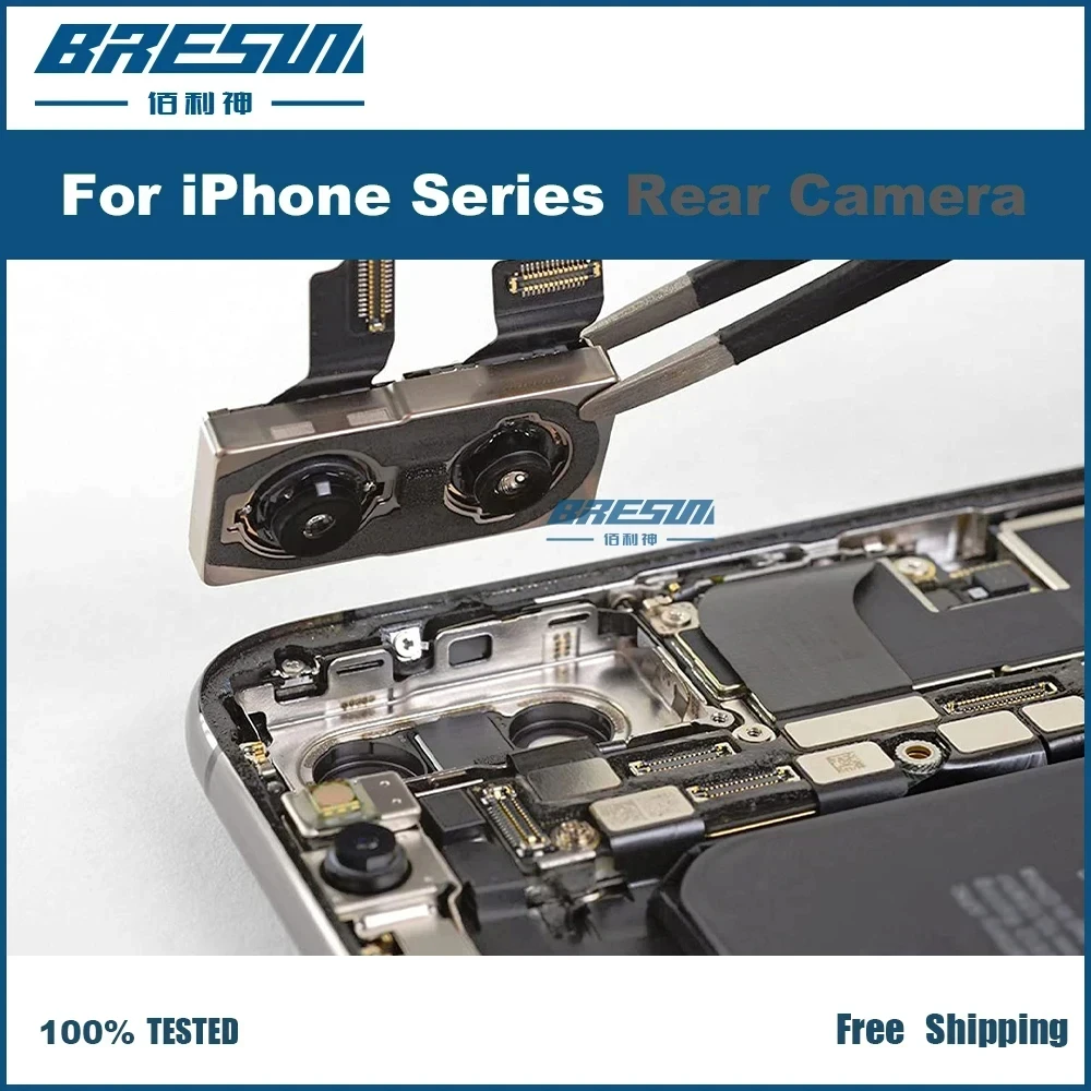 highest quality Rear Camera For iPhone X XS  XS Max 11 11Pro Back Camera Rear Main Lens Flex Cable Camera For iphone 13Promax