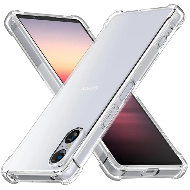 Transparent TPU Shockproof Protective Phone Case Cover