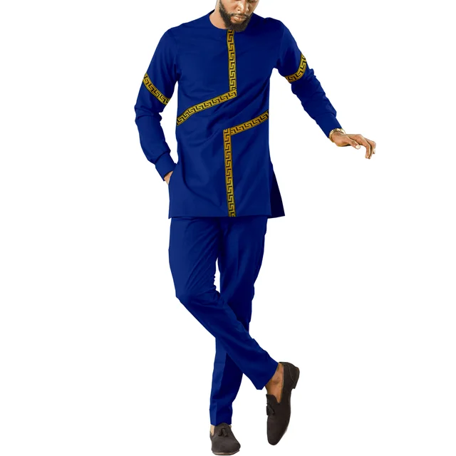 Chinedu Long Sleeve Dashiki Outfit - Image 5