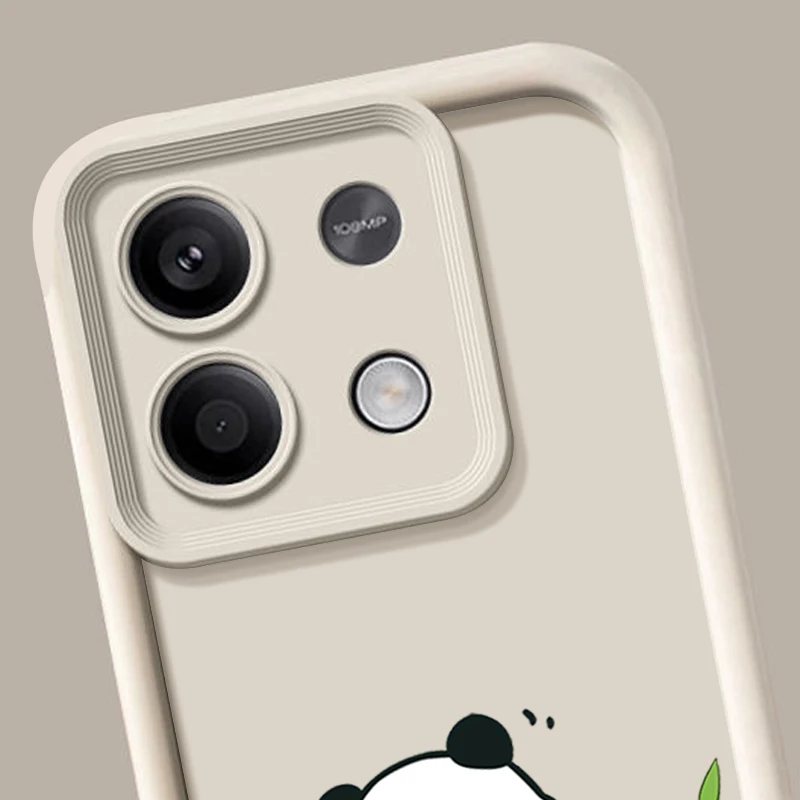 Adorable Panda Printed Soft TPU Phone Case