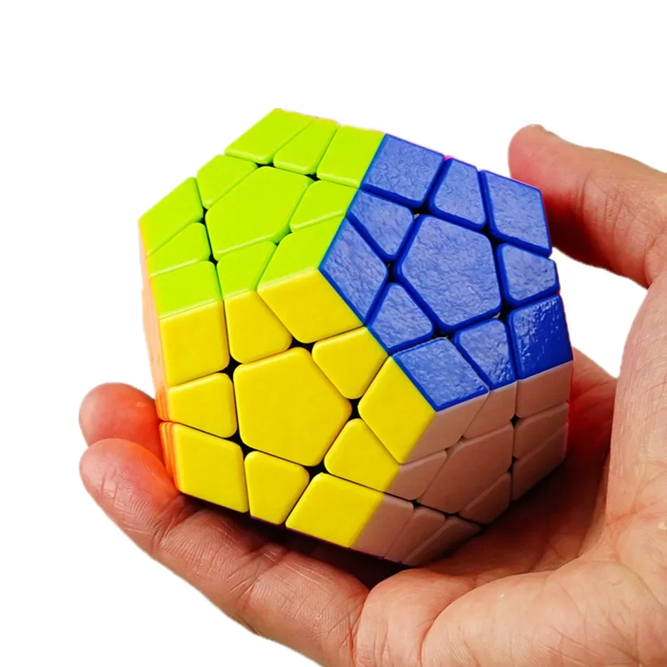 

Shengshou 3x3 Megaminxeds Cube Stickerless 3x3x3 Magic Cube Frosted 3Layers Speed Professional Megaminx Puzzle Toys Funny Toys