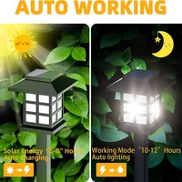 2/4/6/8Pcs Solar LED Pathway Lights Outdoor Waterproof Walkway Garden Decor Street Lamp for Landscape Yard Patio Driveway 3