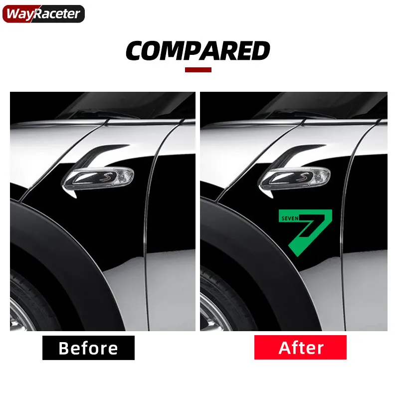 R53 Fender Graphic CHECKMATE Look Fender Decal For MINI COOPER R50