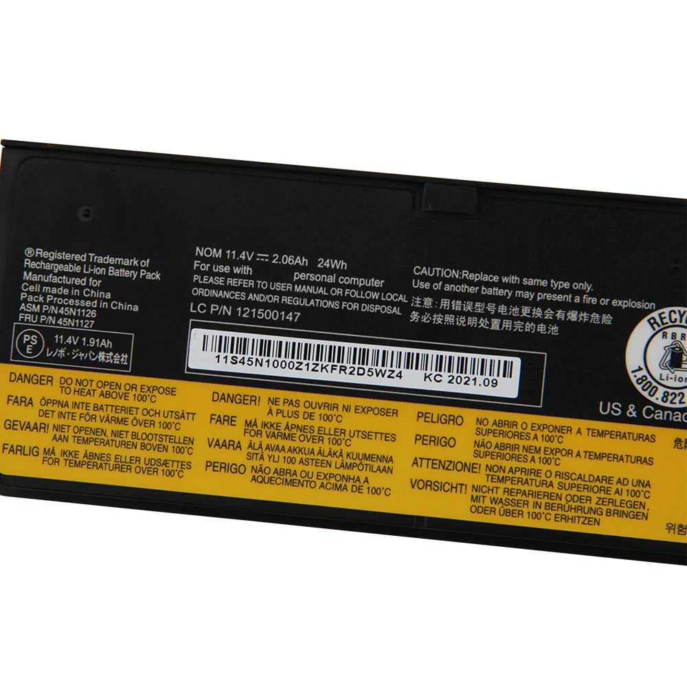 Original Replacement Battery 6cell 48Wh 24Wh 45N1124 For Lenovo ThinkPad X250 S540 T440 K20-80 L460 X240 45N1133 LC P/N121500152