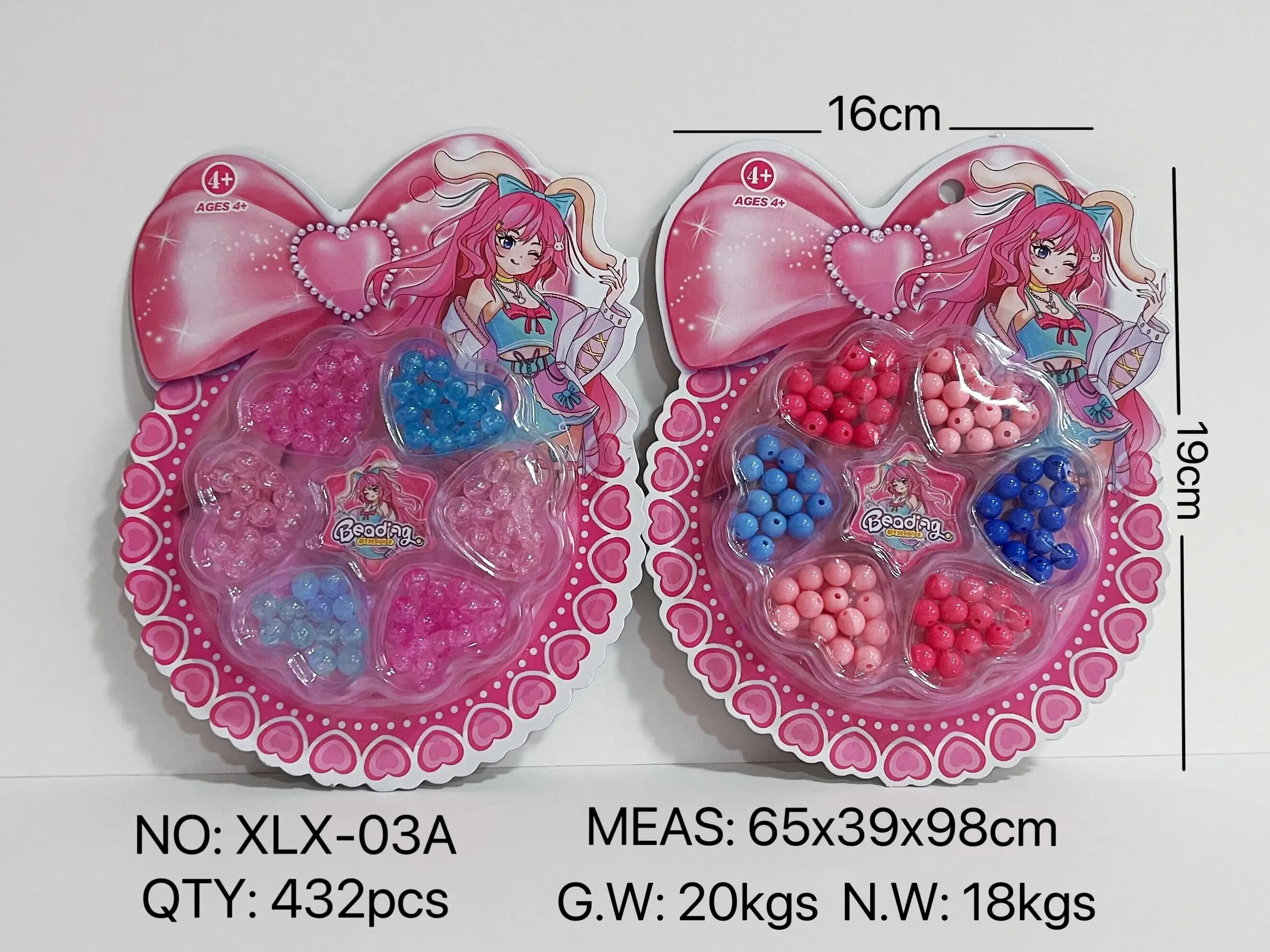 Children's Hand-beaded Educational Toy Girl Training Concentration DIY Material Bracelet 1pcs