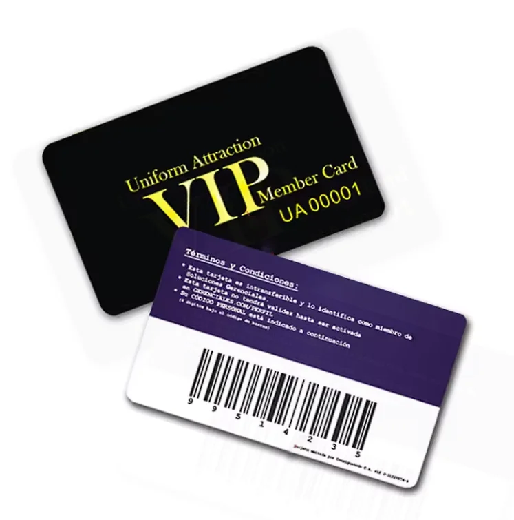 

50/100pcs Custom Printing Plastic Business card Magnetic Stripe Gift Pvc Card with Barcode