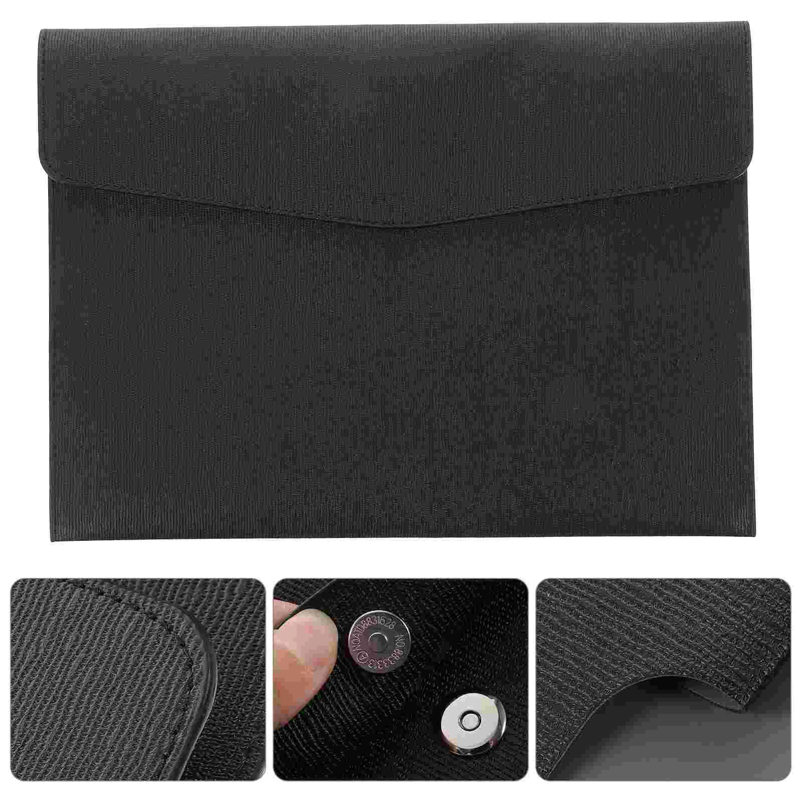

File Package Bag Portable Pouch Document Stand Business Holder Folder Office