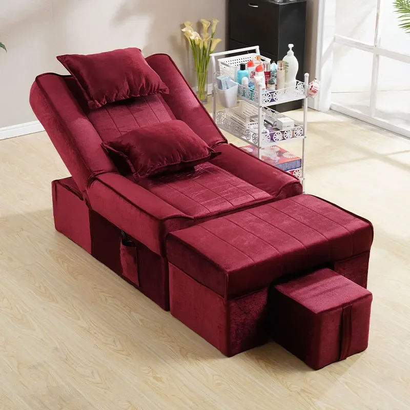 Manicure Chair Nail Salon Furniture Pedicure Air Chairs Nails Plumbless Master Spa Supplies Manicurists White Beauty Pink Podest