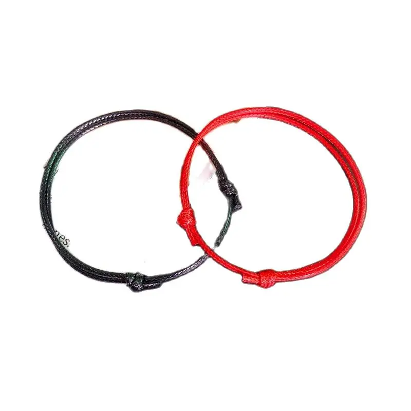 Silver Anklet Bracelet Ankle Chains Cubic Zirconia Anklet Beads Anklet Fashion Accessories Rope Anklet Black White Red Color Adjustable Classic Men Women Summer Barefoot Sandals Jewelry On Foot 2 pcs /lots