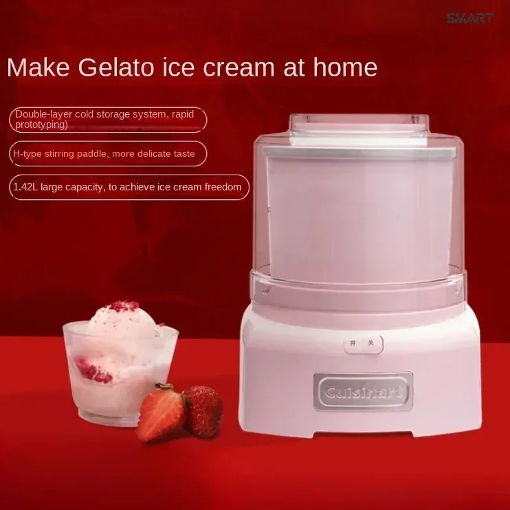 Home kitchen new Homemade Ice Cream Maker - Small Mini Automatic Cone Ice Cream Making Machine. Icecream Maker Machine.