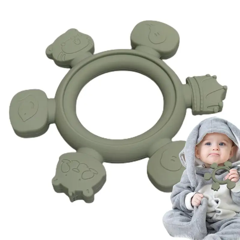 

Силиконовое кольцо-прорезыватель для зубов для малышей