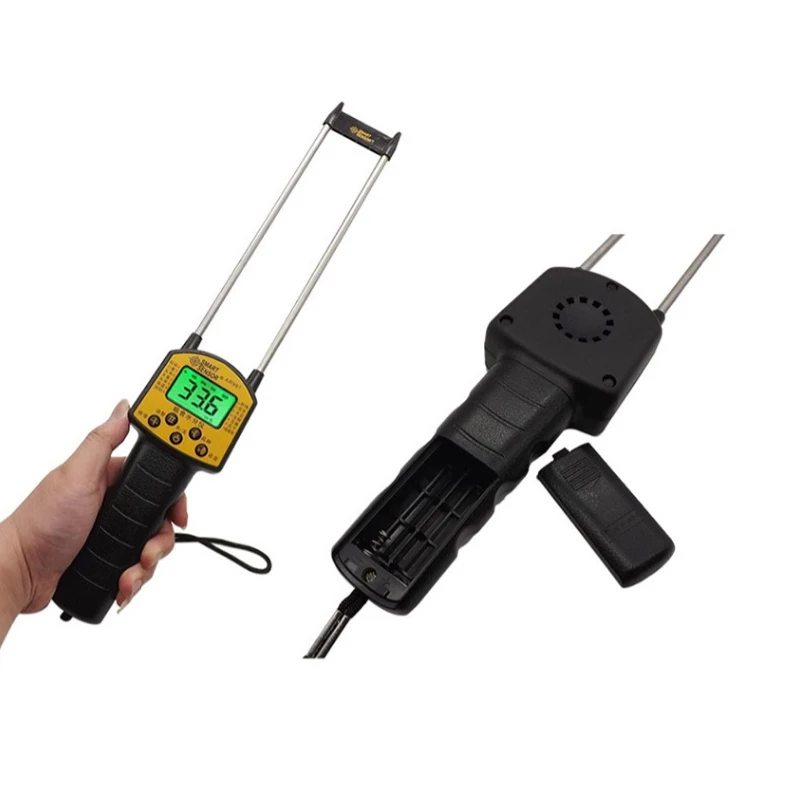 

Digital Moisture Meter Cereal Moisture Meter Humidity Tester Hygrometer For Corn Wheat Rice Bean Peanut Sorghum