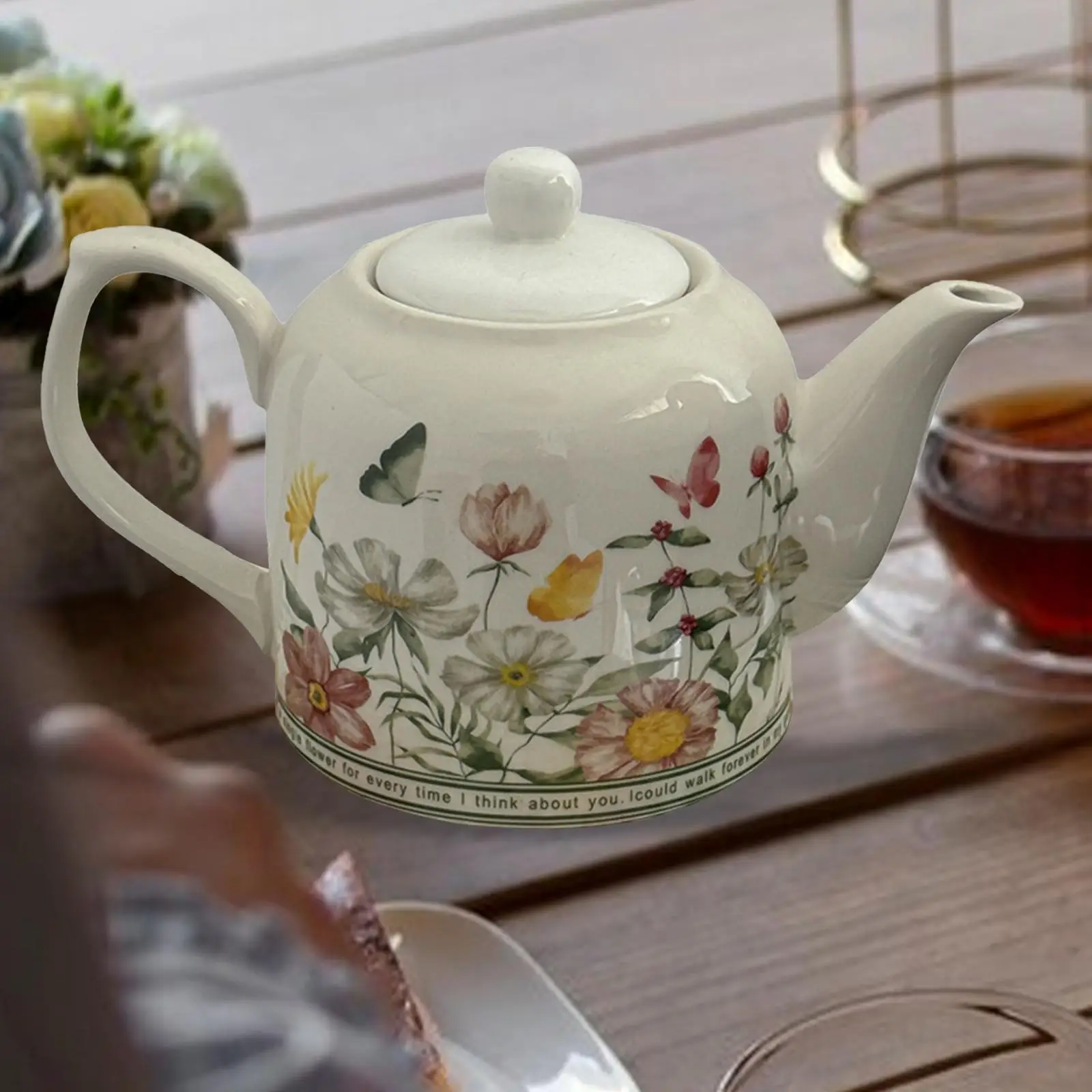 Teapot with Handle Reusable Juice Water Jug Coffee Pot for Office Hotel Milk