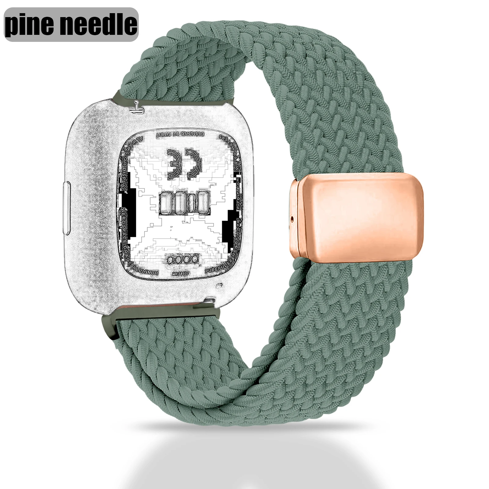 Vibrant Elastic Woven Magnetic Buckle Strap – Sport Band