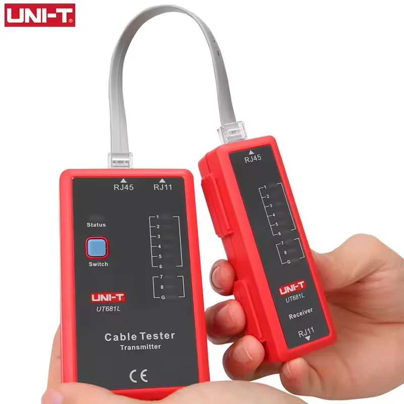 UNI-T UT681C UT681HDMI UT681L Cable Tester Tracker LAN Auto Network LED Tester Ethernet Telephone BNC Repair Tool