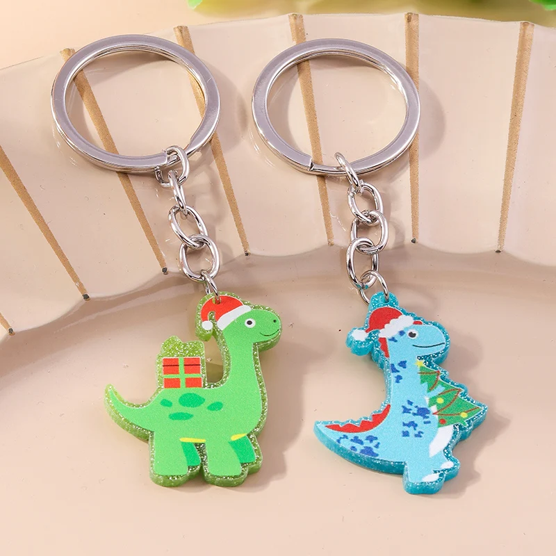 Niedliche Harz Tier Dinosaurier Schlüssel bund Truthahn Schlüssel ring Anhänger für Auto Schlüssel halter Frauen Mädchen Handtasche Dekor DIY Schlüssel anhänger Geschenk – Detail 18