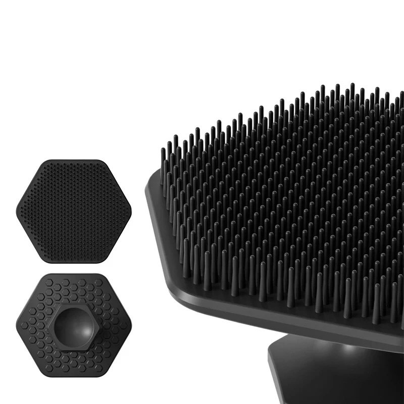 Silicone Cleaning Brush Facial Cleaning Scrubber Silicone Miniature Face Deep Clean Shave Massage Face Scrub Brush Beauty Shower 4