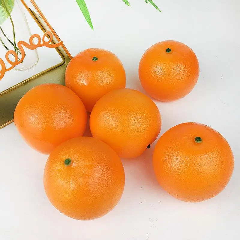 Artificial Orange Fruit Decorations - Set of 2/4/6 for Home and Event Decor【Homeclub】