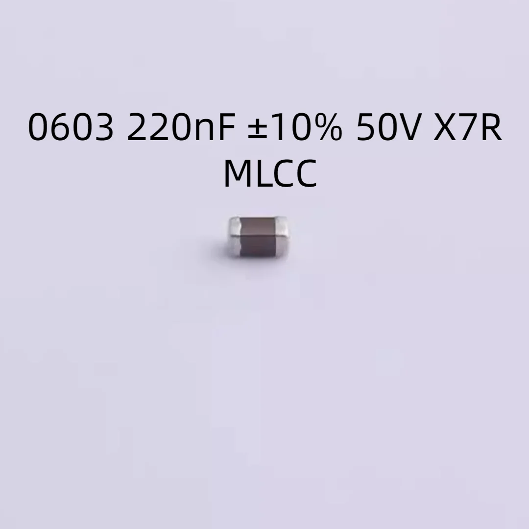 

4000PCS/LOT C1608X7R1H224KT000N Capacitor 0603 220nF ±10% 50V X7R MLCC