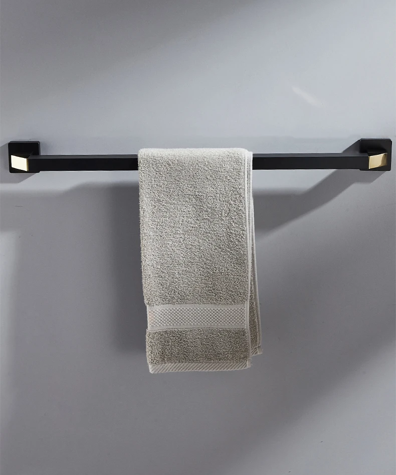 Description Picture 5 of itemMTTUZK Black Gold Towel Rack Towel Bar Black Space Aluminum Hardware Set,Robe Hook, toilet brush Bathroom Accessories