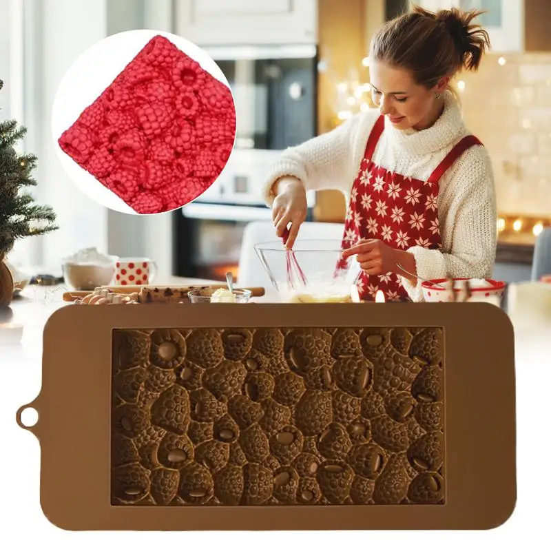 Silicone Mold Raspberry Cake Raspberry Chocolate Mold Baking Cake Decorating Tools Kitchen Baking