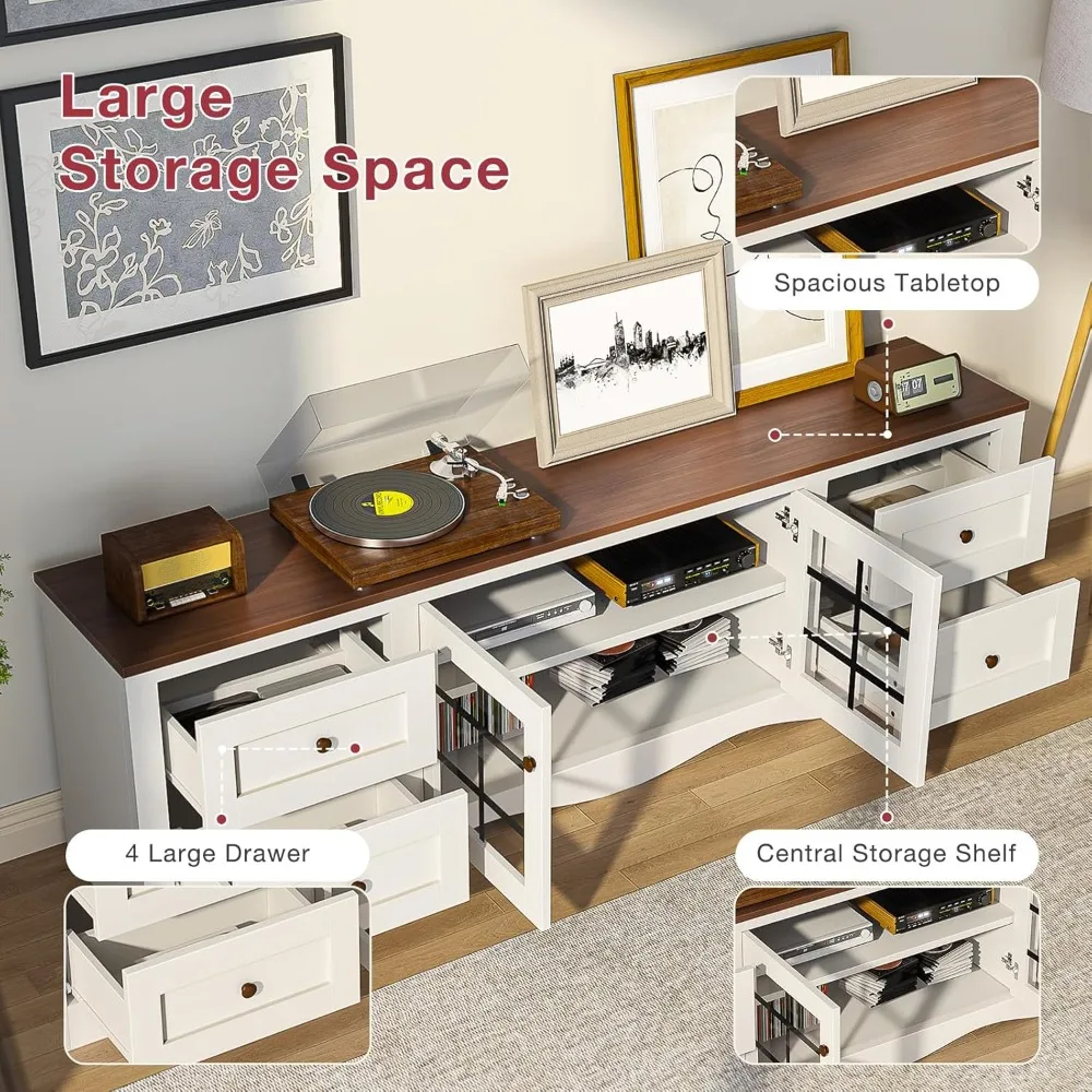 70" Modern TV Stand 6